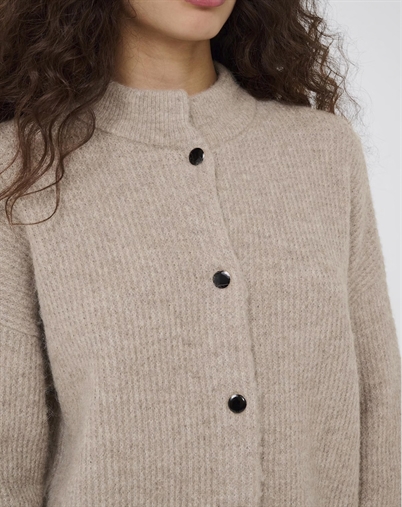 Gestuz - Alpha GZ Cardigan - Warm Sand Melange